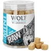 Image de 50g Mini RAW - filet de saumon Wolf of Wilderness Friandises lyophilisées : 10 % de remise !