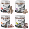 Image de 300g Friandises lyophilisées premium lot mixte, 4 variétés Wolf of Wilderness