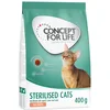 Image de Offre d'essai : croquettes Concept for Life 400 g pour chat - Sterilised Cats saumon