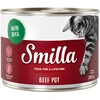 Image de 6x200g boeuf boeuf, canard Smilla - Pâtée pour chat