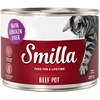 Image de 6x200g boeuf boeuf, foie de poulet Smilla - Pâtée pour chat