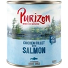 Image de Purizon Adult 6 x 800 g - sans céréales pour chien - saumon, épinards, noix de coco