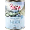 Image de 6x400g Purizon Adult sans céréales filet de poulet, saumon - Pâtée pour chat