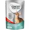 Image de Concept for Life Sterilised Cats en sauce boeuf sans céréales pour chat - 12 x 85 g