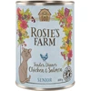 Image de 6x400g Senior Senior poulet, saumon Rosie's Farm - Pâtée pour chat