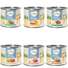 Image de Feringa Single Meat Menus 6 x 200 g pour chat - lot mixte I (6 variétés) : poulet, lapin, agneau, veau, canard, saumon