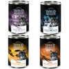 Image de Wild Freedom Adult Sterilised 6 x 400 g - sans céréales - lot mixte (pur poulet , saumon, lapin, canard)
