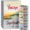 Image de Purizon Superfoods 6 x 140 g pour chien - lot mixte (2 x poulet, 2 x thon, 1 x sanglier, 1 x gibier)