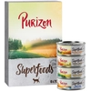 Image de Purizon Superfoods 6 x 70 g pour chat - lot mixte (2 x poulet, 2 x thon, 1 x sanglier, 1 x gibier)