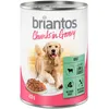 Image de Briantos Bouchées en sauce 6 x 415 g pour chien - agneau, carottes