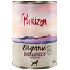Image de 6x400g Purizon Organic canard et poulet avec courgette nourriture humide pour chien