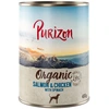 Image de 6x400 g Purizon Organic saumon et poulet avec épinards nourriture humide pour chien