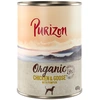 Image de 6x400g Purizon Organic poulet et oie avec potiron nourriture humide pour chien
