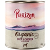 Image de Purizon Organic Bio 6 x 800 g pour chien - canard, poulet & courgettes