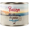 Image de Purizon Organic Bio 6 x 200 g pour chien - saumon, poulet & épinards