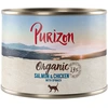 Image de Purizon Organic bio 6 x 200 g pour chat - saumon, poulet, épinards