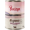 Image de 6x400g Organic Purizon canard, poulet nourriture humide pour chats