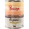 Image de 6x400g Organic Purizon poulet, oie nourriture humide pour chats