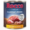 Image de Rocco Classic Pork 6 x 800 g pour chien boeuf, poulet