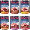 Image de Rocco Classic Pork 6 x 400 g pour chien lot mixte : boeuf/agneau, poulet/dinde, poulet/veau, boeuf/coeurs de volaille, poulet/saumon, boeuf/poulet