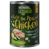 Image de Greenwoods Less Meat petits pois 6 x 400 g pour chien - poulet