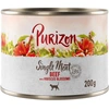 Image de Purizon Single Meat 6 x 200 g pour chat - boeuf, fleurs d'hibiscus