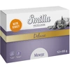 Image de Smilla Deluxe Mousse 12 x 85 g pour chat - dinde, basilic