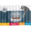 Image de Smilla Long Sticks 10 x 5 g pour chat - lot mixte 1 (poulet & canard, dinde & lapin, saumon & truite, boeuf & foie)