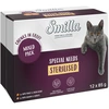 Image de lot mixte 12x85g Sterilised Bouchées aux légumes Sachets fraîcheur Smilla pour chat