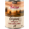Image de 6x 400g Purizon Puppy filet de poulet avec boeuf Black-Angus & dinde nourriture pour chiens humide