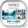 Image de 6x300g Wolf of Wilderness Adult Blue River - poisson Nourriture humide pour chien