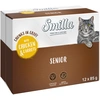 Image de Smilla Senior Bouchées en sauce aux légumes pour chat - poulet, carottes (12 x 85 g)