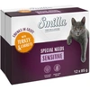 Image de Smilla Adult Sensitive Bouchées en sauce aux légumes pour chat - dinde, carottes (12 x 85 g)