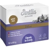 Image de 48x85g Deluxe Bouchées en sauce aux légumes Smilla nourriture humide chat