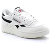 Image de Reebok - Basket CompensÃ©e Pour Femme Club C Double - Blanc - 40