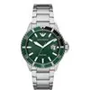 Image de Montre Emporio Armani à trois aiguilles avec date en acier inoxydable pour homme AR11338