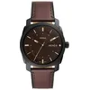 Image de Fossil Montre Homme Fossil Machine En Cuir Marron
