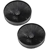Image de VHBW vhbw 2x Filtres à charbon actif compatible avec Zanussi ZK60W 94264000200, ZK60X 94264000300 hotte de cuisine - Avec filet de protection