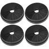 Image de vhbw 4x Filtres Ã  charbon actif remplacement pour Respekta MIZ0023 pour hotte de cuisine