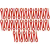 Image de vhbw 50x Lames compatible avec Einhell RG-CT 18/1 tondeuse - Lames de rechange, rouge, polyamide