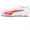 Image de Puma Chaussures De Football - Puma - Ultra Ultimate Fg - Blanc - Mixte - Taille 38 1/2
