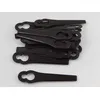 Image de vhbw 20x Lames compatible avec Bosch ART 26 Li, ART 26 Easytrimm Accu, ART 26 Combitrim taille gazon - Lames de rechange, noir, plastique