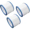 Image de vhbw Set de filtres 3x Filtre plissÃ© compatible avec Nilfisk Attix 50-21 PC, 50-21 PC Clean Room aspirateur Ã  sec ou humide - Filtre Ã  cartouche