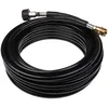 Image de VHBW vhbw Tuyau de rallonge 15 m compatible avec Kärcher K 5.68 MD, K 5.80 M plus nettoyeur haute pression avec connexion M22 x 1,5, noir