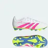 Image de Adidas Chaussure Predator Club Terrain Souple / Multi-Surfaces Enfants Adidas - Cloud White / Lucid Pink / Lucid Lemon - 38