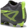 Image de Puma Chaussures De Football Ultra 5 Match Fg/Ag Enfant Et Adolescent, Chaussures, Matte Aged Silver/Jaune Alert/Aged Silver, 29