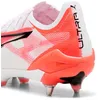 Image de Puma Chaussures De Football Ultra 5 Ultimate Mxsg Unisexe, Chaussures, Blanc/Noir/Glowing Rouge, 40.5