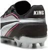 Image de Puma Chaussures De Football King Match Fg/Ag Enfant Et Adolescent, Chaussures, Silver/Noir/Sun Struck, 28