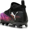 Image de Puma Chaussures De Football Future 8 Match Fg/Ag Enfant Et Adolescent, Chaussures, Noir/Blanc/Glowing Rouge, 29