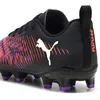 Image de Puma Chaussures De Football Future 8 Play Fg/Ag Enfant Et Adolescent, Chaussures, Noir/Blanc/Glowing Rouge, 36
